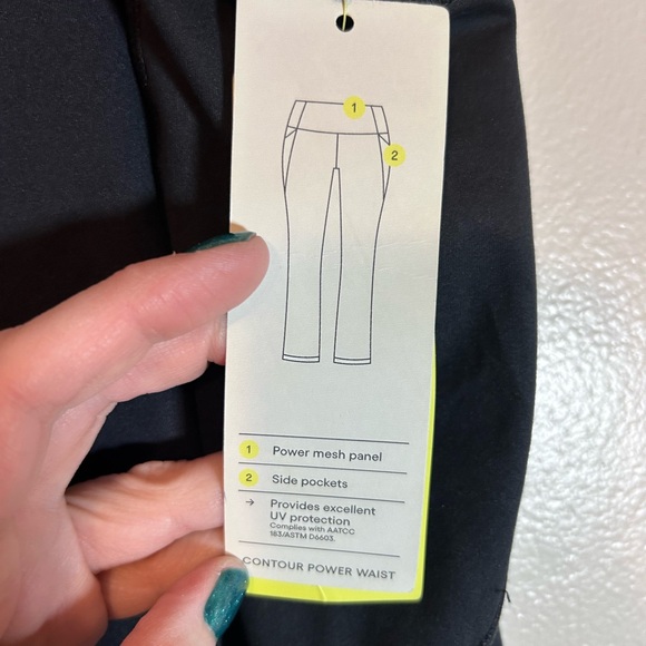 NWT All in Motion Women Contour Power Waist Mid-Rise Straight Leg Pant size XXL - Picture 6 of 10